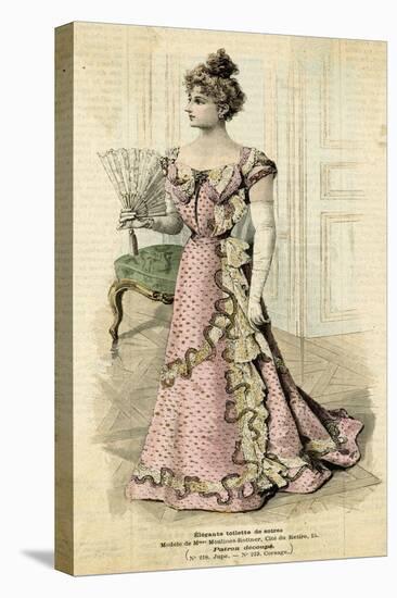 Evening Dress 1899-null-Stretched Canvas