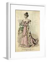 Evening Dress 1899-null-Framed Art Print