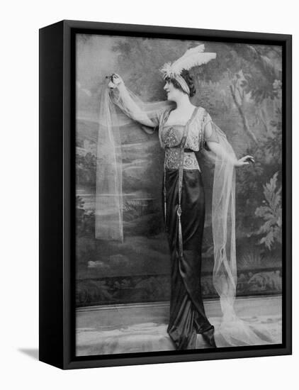 Evening Dress 1913-null-Framed Stretched Canvas