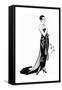 Evening Dress 1918-null-Framed Stretched Canvas