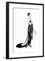 Evening Dress 1918-null-Framed Giclee Print