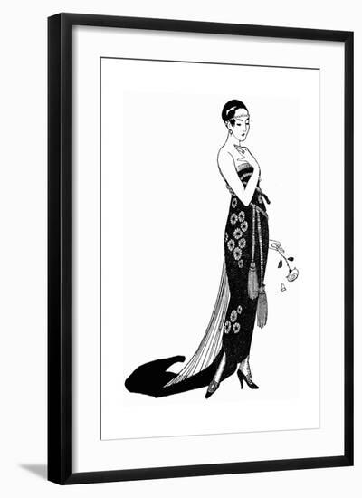 Evening Dress 1918-null-Framed Giclee Print