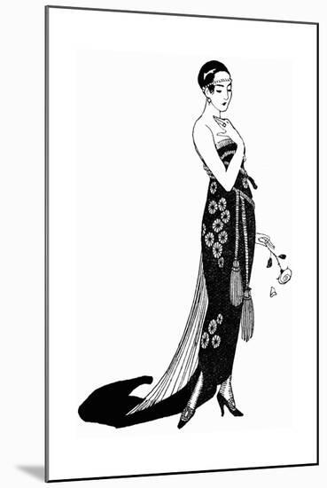 Evening Dress 1918-null-Mounted Giclee Print