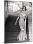 Evening Dress Designed by a California Designer-Gordon Parks-Mounted Photographic Print