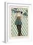 Evening Dress, from 'Costumes Parisiens' 1913-null-Framed Giclee Print