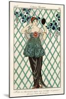 Evening Dress, from 'Costumes Parisiens' 1913-null-Mounted Giclee Print