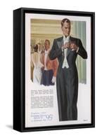 Evening Dress Suit 1938-null-Framed Stretched Canvas