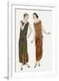 Evening Dresses by Drecoll, and Philippe and Gaston-null-Framed Premium Giclee Print