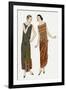 Evening Dresses by Drecoll, and Philippe and Gaston-null-Framed Premium Giclee Print