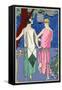 Evening Dresses by Philippe Et Gaston and Drecoll-null-Framed Stretched Canvas