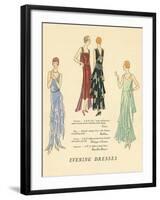 Evening Dresses-null-Framed Art Print