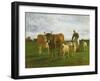 Evening, Driving Cattle, 1859-Constant-emile Troyon-Framed Giclee Print