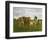 Evening, Driving Cattle, 1859-Constant-emile Troyon-Framed Giclee Print