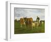 Evening, Driving Cattle, 1859-Constant-emile Troyon-Framed Giclee Print