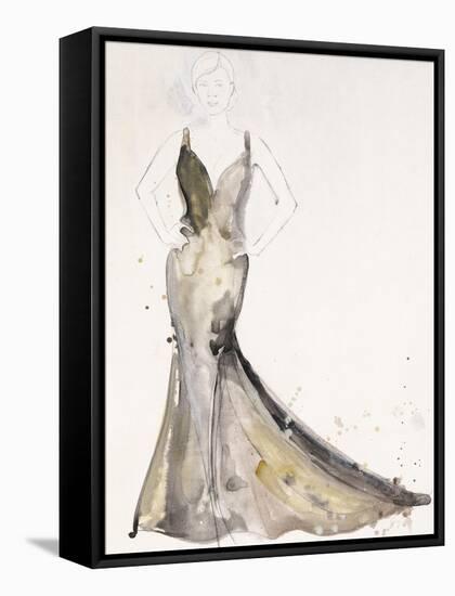 Evening Fashion II-Kari Taylor-Framed Stretched Canvas