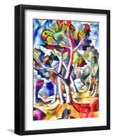 evening forest,2017-Alex Caminker-Framed Giclee Print