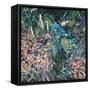 Evening Garden-rose lascelles-Framed Stretched Canvas