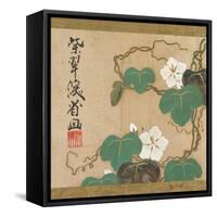 Evening Glories-Ogata Kenzan-Framed Stretched Canvas