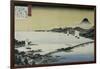 Evening Glow at Seta-Ando Hiroshige-Framed Giclee Print