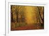 Evening Glow, c.1884-John Atkinson Grimshaw-Framed Giclee Print