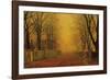 Evening Glow, c.1884-John Atkinson Grimshaw-Framed Giclee Print