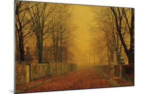 Evening Glow, c.1884-John Atkinson Grimshaw-Mounted Giclee Print