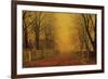 Evening Glow, c.1884-John Atkinson Grimshaw-Framed Giclee Print