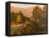 Evening Glow - Cumberland-Charles Richardson-Framed Stretched Canvas