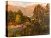 Evening Glow - Cumberland-Charles Richardson-Stretched Canvas