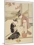 Evening Glow of the Lantern, after 1766-Suzuki Harunobu-Mounted Giclee Print