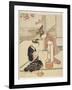 Evening Glow of the Lantern, after 1766-Suzuki Harunobu-Framed Giclee Print