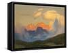 Evening Glow on Rosengarten (Oil on Canvas)-Adrian Scott Stokes-Framed Stretched Canvas
