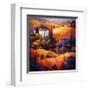 Evening Glow Tuscany-Nancy O'toole-Framed Art Print