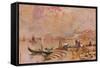 'Evening Glow, Venice', c1895-Alfred Edward East-Framed Stretched Canvas
