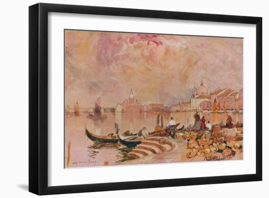 'Evening Glow, Venice', c1895-Alfred Edward East-Framed Giclee Print