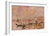 'Evening Glow, Venice', c1895-Alfred Edward East-Framed Giclee Print