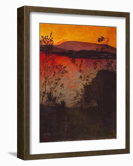 Evening Glow-Harald Sohlberg-Framed Giclee Print