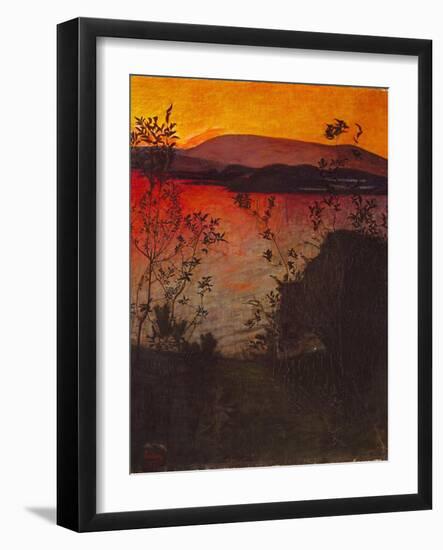 Evening Glow-Harald Sohlberg-Framed Giclee Print