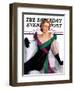 "Evening Gown," Saturday Evening Post Cover, May 21, 1938-Neysa Mcmein-Framed Giclee Print