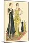 Evening Gowns-null-Mounted Art Print