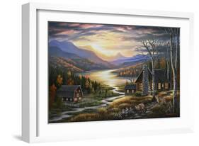 Evening Guests-Chuck Black-Framed Giclee Print