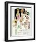 Evening Headwear by Lewis and Judith Barbier-null-Framed Art Print