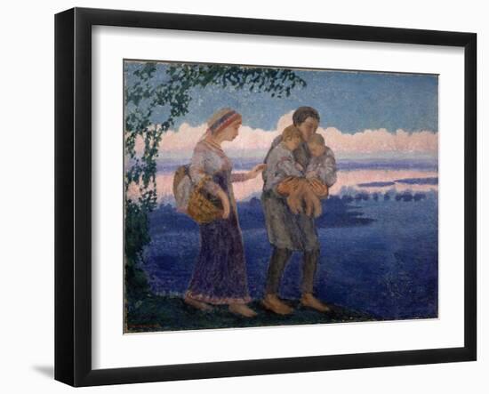 Evening Homecoming, 1906-Mikhail Nikolayevich Yakovlev-Framed Giclee Print