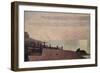 Evening, Honfleur-Georges Seurat-Framed Art Print