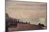 Evening, Honfleur-Georges Seurat-Mounted Art Print