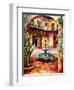 Evening in a Courtyard-Diane Millsap-Framed Art Print