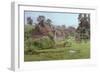 Evening in Arlington Row, Bibury, Gloucestershire-Newton Bennett-Framed Giclee Print