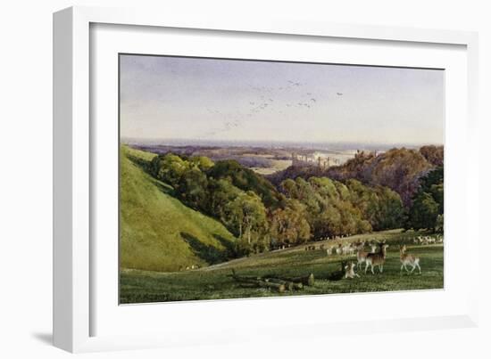 Evening in Arundel Park, Sussex, England-Charles James Adams-Framed Giclee Print