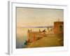 Evening in Benares, India, 1912-William Rothenstein-Framed Giclee Print