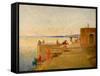 Evening in Benares, India, 1912-William Rothenstein-Framed Stretched Canvas